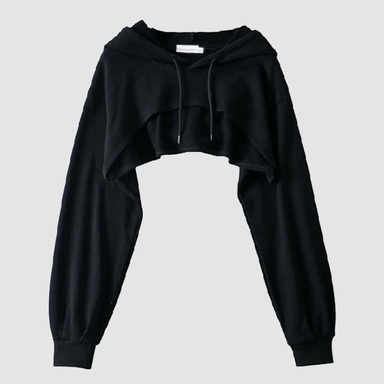 Cropped Hooded Sweatshirt